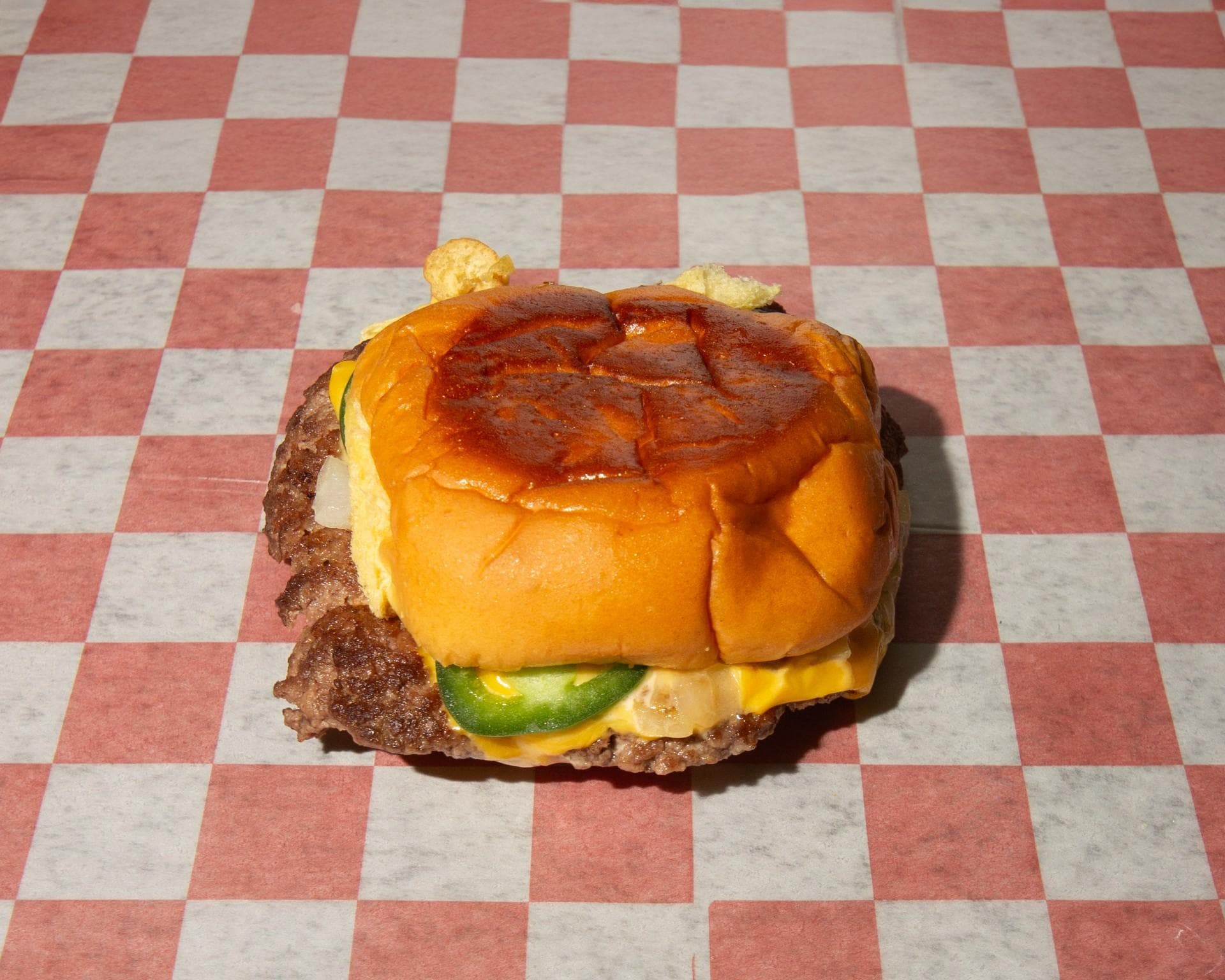 Spicy Jalapeño Cheeseburger